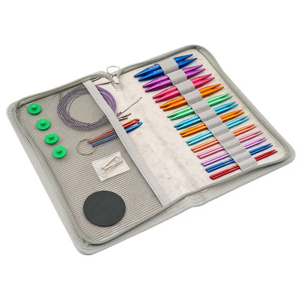 Набор съемных спиц для вязания 3.0-10.0 мм, 10 см, 13 размеров, алюминий, Hobby&Pro Stars