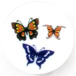 Пуговицы на ножке 34L (21мм) (Blue (синий)), 24 шт /TOS/