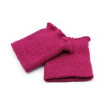 Манжеты трикотажные 6.0х7.0 см, 1 пара, тонкие малые 14 кл, 1х1, 345/8 фуксия, розовый