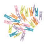 Прищепки декоративные 2.5 см, 125 шт, 07 Весна, Mr.Painter DKN-04