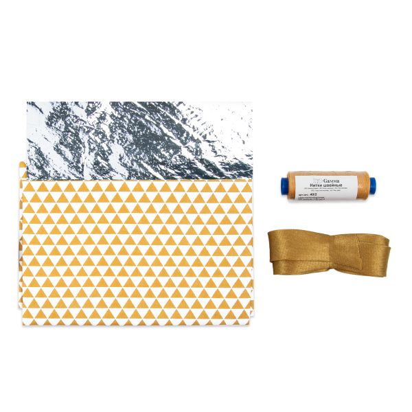 Набор для изготовления прихваток, №01 треугольники св. коричневый, Gamma NDIPO