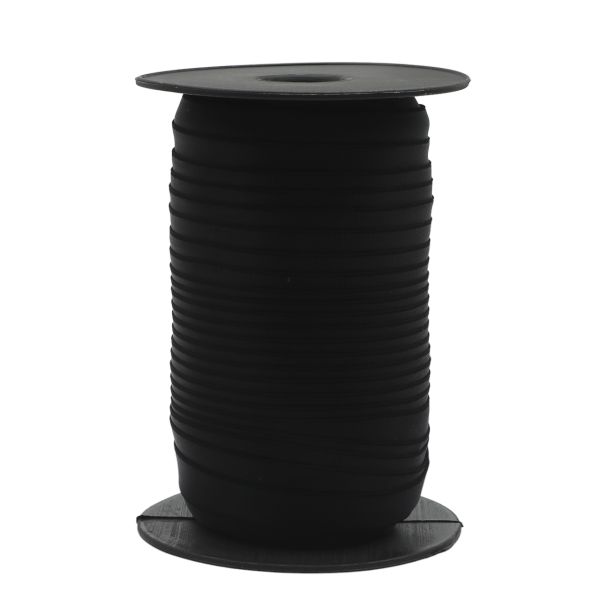 Резинка бельевая (бретелечная) матовая 15.0 мм / 50 метров, черный