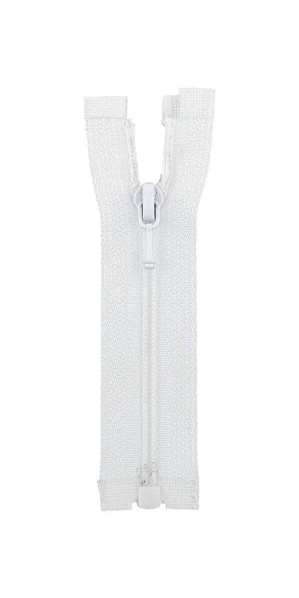 Молния спираль (витая) Т3 (3 мм) 1 зам., разъем., 8 см, декоративная, 101 белый, ZipD 3S Gamma, 5 шт