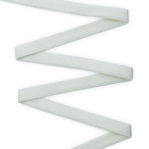 Резинка бельевая (бретелечная) блестящая 10.0 мм / 50 метров, молочный, ML177.010