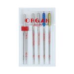 Иглы для швейных машин набор 130/705 H, №75-90, MULTI, 5 игл, в пенале 5115000, ORGAN