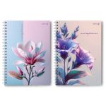 Тетрадь ученическая общая, A4 96 л. на гребне 65 г/м², белизна 100 %, 4 шт, клетка, 01250 Нежная весна, Светоч Т129