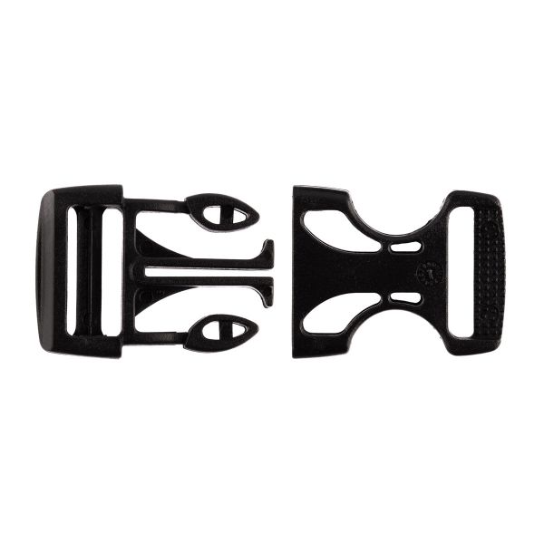 Фастекс (пряжка трезубец) пластик 19 мм, 100 шт, черный, Gamma SB01