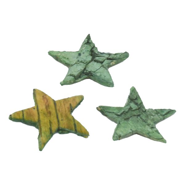 Декоративные элементы из коры дерева 