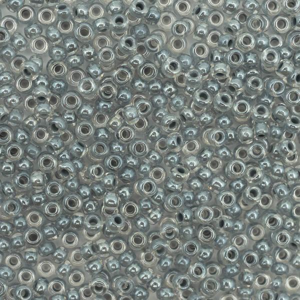 Бисер Preciosa прозрачный с цв. центром и покрытием 10/0 (2.3 мм), круг.отв., 500гр, 331-19001-10/0-38642