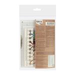 Набор для вышивания нитками Klart, Зайка на велосипеде, 15.5х12 см