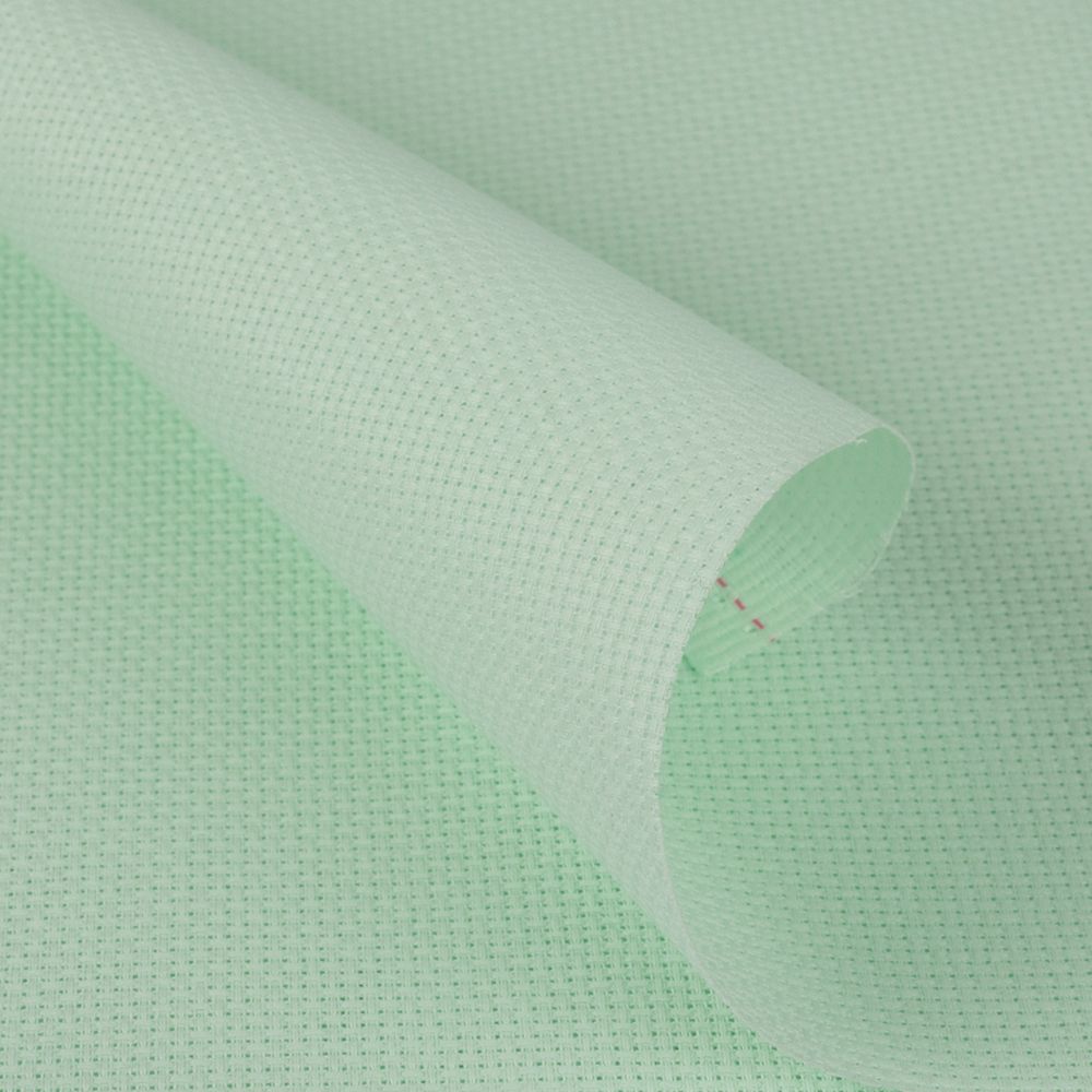 Канва Aida 14 ct, 150 см / 10 метров, св-бирюзовый, Gamma K04