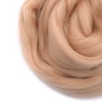 Шерсть для валяния полутонкая, 50 гр, Астра, 88 песочный (св.бежевый)