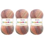 Пряжа Astra Premium (Астра Премиум) Панда Колор / уп.3 мот. по 100 г, 240 м, 03 секционный