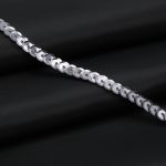 Тесьма пайетки, 6 мм, 73м (2 черный)