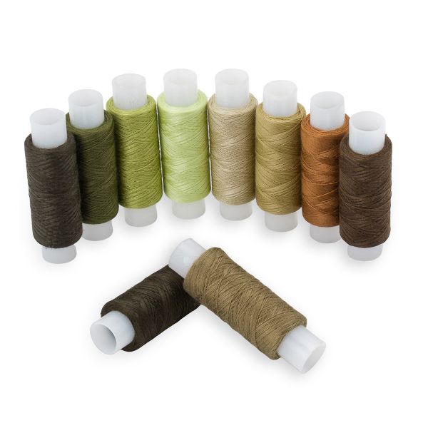Швейные нитки (набор) 50/2, 10 кат. по 200м, ассорти №173, Astra&Craft