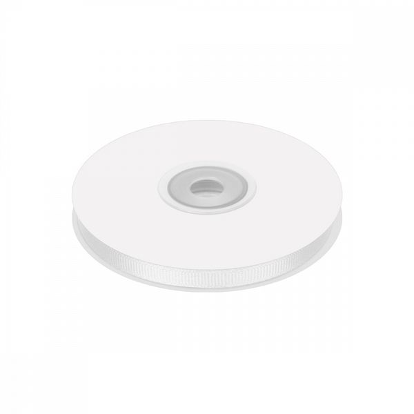 Лента репсовая (в рубчик) 6.0 мм / 22.8±1 метра, 029 белый Ideal, 91,4м картон