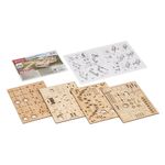 Пазл 3D фанера BIR-004, автокран, Rezark BIR-004