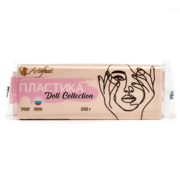 Полимерная глина запекаемая Кукольная коллекция 250 г, камея с розой, Artifact