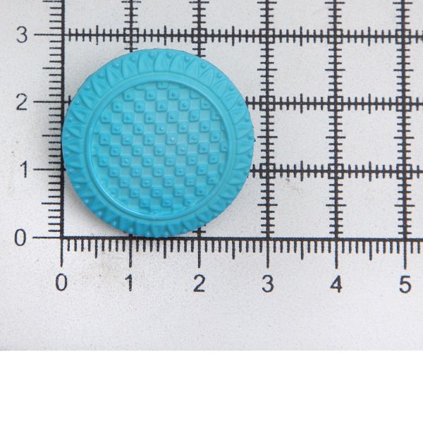 Пуговицы на ножке 28 мм (17-4540 бирюза), 36 шт