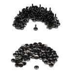 Хольнитены двухсторонние ⌀9 мм, h=11 мм, цв.чер.никель, 100 шт