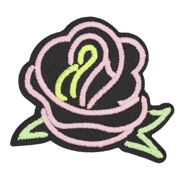 Термоаппликация светящаяся в темноте Бутон Розы, Hobby&Pro