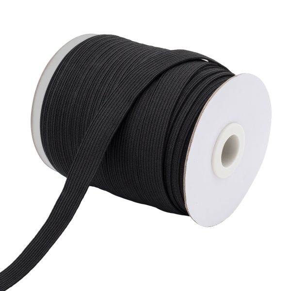 Резинка бельевая (стандартная) вязаная 15.0 мм / 40 метров, ТВ-15, черный