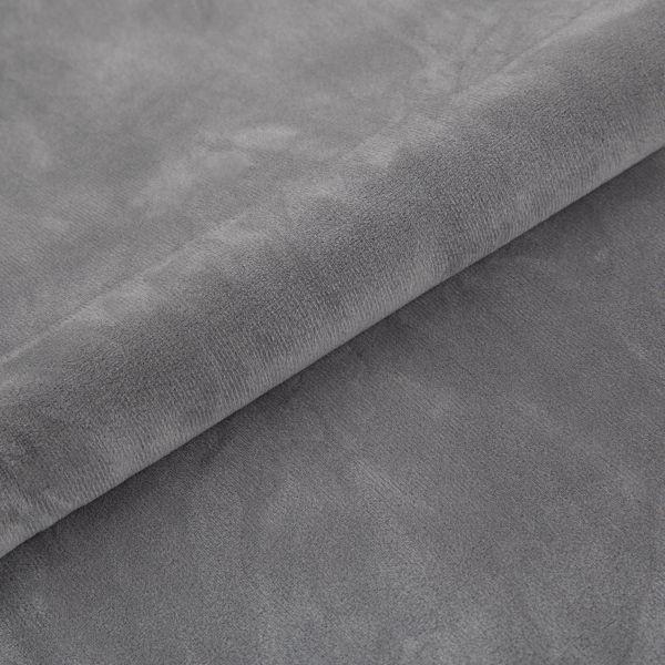 Велюр 240 г/м², 185 см / 5 метров, серый/grey, Gamma VELR
