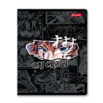 Тетрадь ученическая общая, A5+ 48 л. на скобе 65 г/м², белизна 100%, 10 шт, линия в термоусадочной пленке, 000755 Я-крейзи, Светоч 48ТЕТл-001