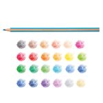 Карандаш цветной деревянный заточенный 24 цв, Carioca 43393