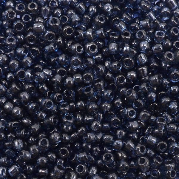 Бисер Astra&Craft 11/0 (2.1 мм), 200 г (10х20 г), цв. 12.2 т.серый прозрачный