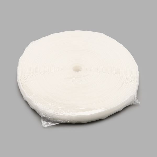 Лента (тесьма) шторная для римских штор (1 ряд петель) 22 мм / 100 метров, прозрачный ТУ, C13M