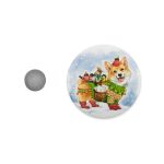 Игольница магнитная 5.6 см, №07 Корги с птичками, Gamma BEM