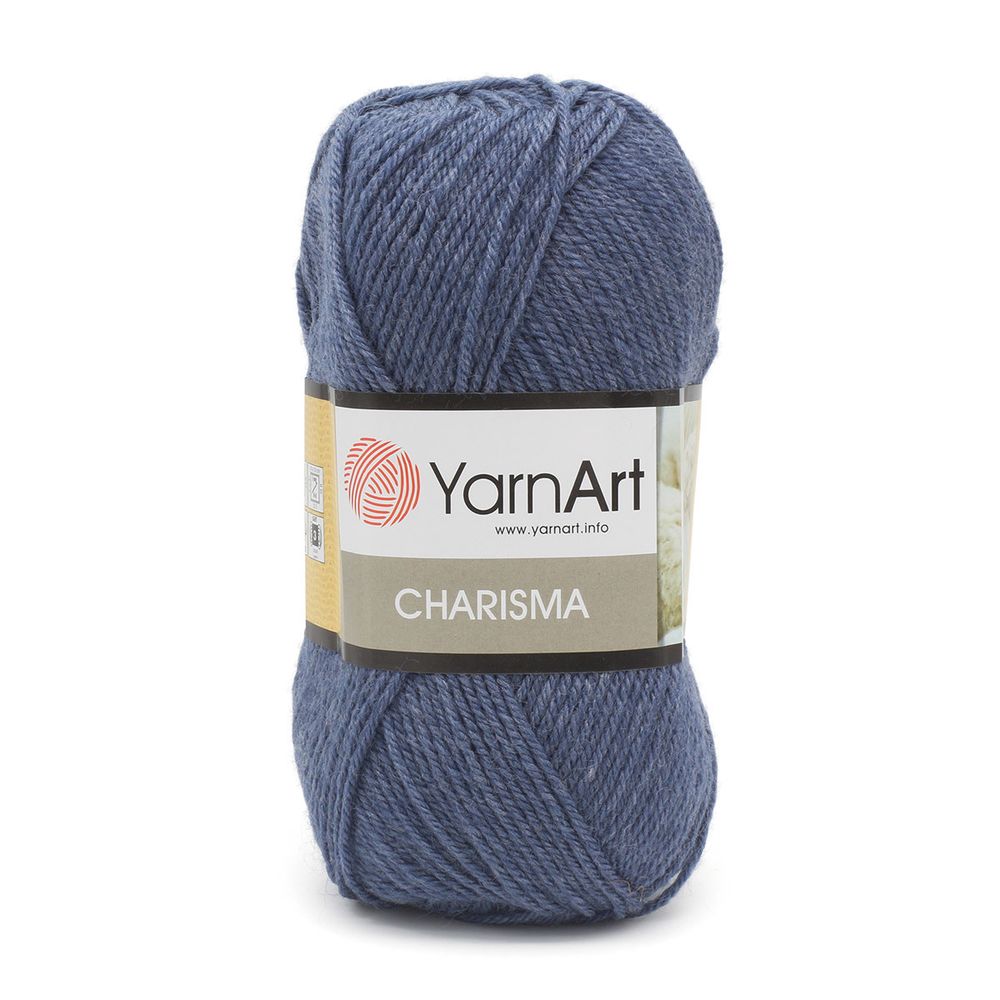 Пряжа YarnArt (ЯрнАрт) Charisma / уп.5 мот. по 100 г, 200м, 3864 серо-голубой