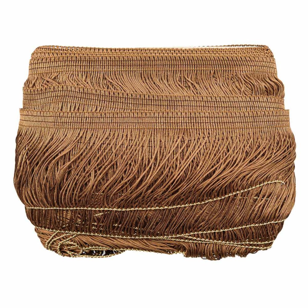 Бахрома отделочная 90.0 мм / 25 метров, 201 кофе