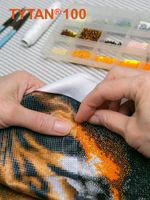 Нитки для бисера Tytan-100 (Ideal), 10х100 м, белая