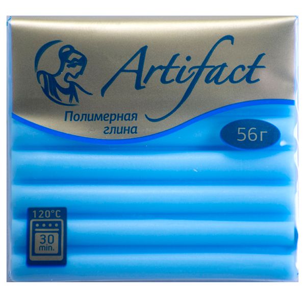 Полимерная глина Артефакт с повышенной прочностью, АФ.822810/Т9312 шифон, цв. Альпийский лед 50 г