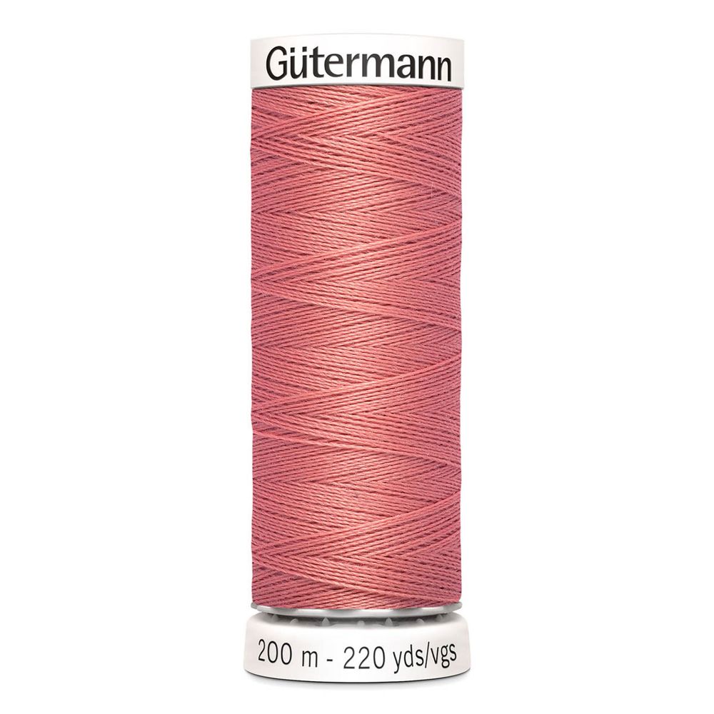 Нитки универсальные Gutermann Sew-all, 200м, 080 перламутрово-розовый, 1 катушка