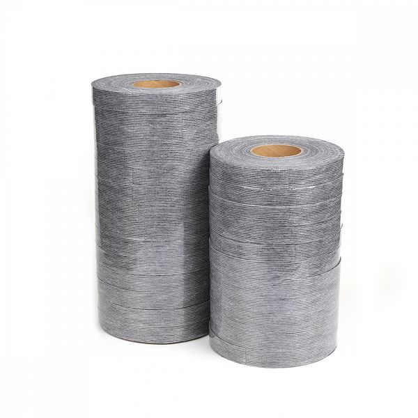 Лента клеевая нитепрошивная по долевой 20 мм, серый 4720G, 25 рул. по 100 м, Ideal