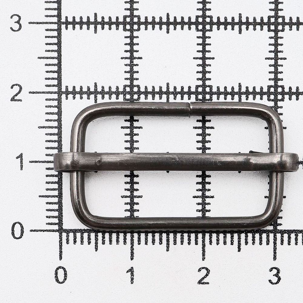 Рамка регулировочная 25 мм ушко (17х31 мм) (чер.никель), 100 шт