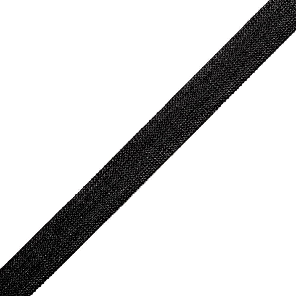 Резинка вязаная (стандарт) 25 мм / 40 метров, 3,9г ТВ-25 мм, черный