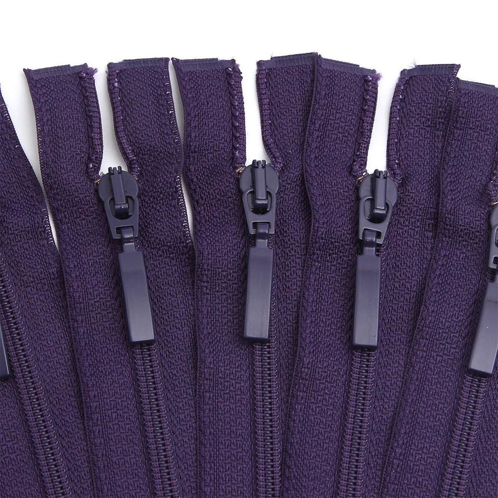 Молния спираль (витая) Arta Т5 (5 мм) 1 зам., разъем., 80 см, цв. 867 фиолетовый, уп.5 шт