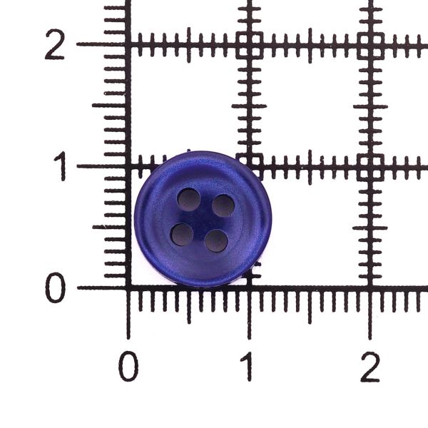Пуговицы 4 прокола 18L=11 мм, col.03 т. синий, 72 шт, CBM-127