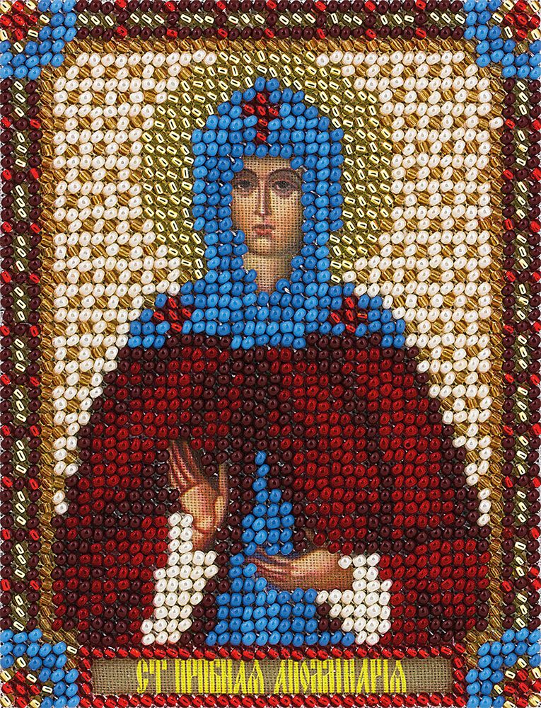 Panna, Икона Святой Преподобной Аполлинарии, 8,5х10,5 см