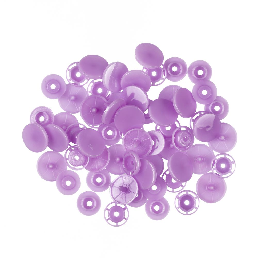 Кнопка рубашечная установочная пластик ⌀15 мм, 15 шт, 013 фиолетовый, Micron POM-15