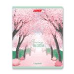 Тетрадь ученическая общая, софт-тач ламинация, A5+ 96 л. на скобе 60 г/м², белизна 100%, 5 шт, клетка в термоусадочной пленке, 000787 Розовая дымка, Светоч 96ТЕТк-006