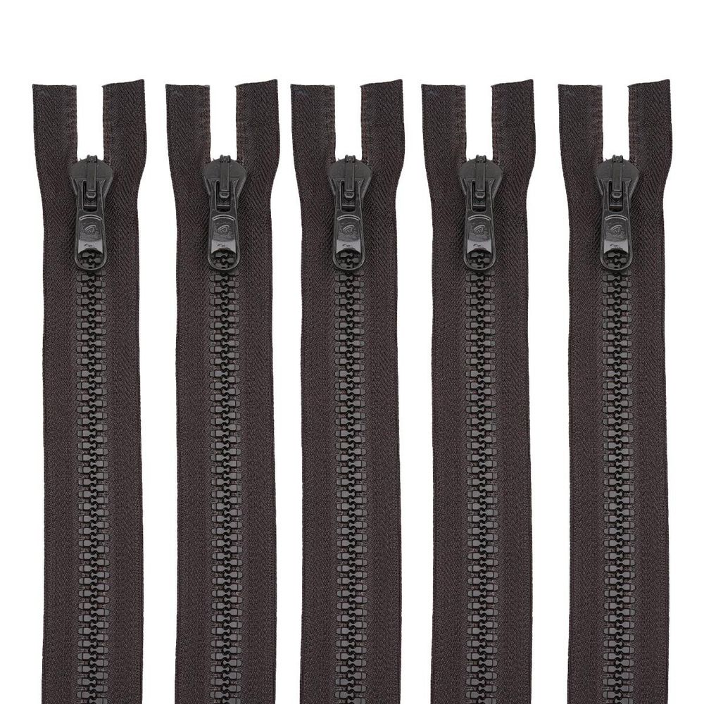 Молния трактор Arta Т8 (8 мм) 2 зам., разъем., 65 см, цв. 068 т.коричневый, уп.5 шт