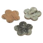 Декоративные элементы из коры дерева "Цветочек", 3см, 30 шт/уп, нат/дерево