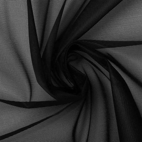 Сетка корсетная 45 г/м², шир.150 см / 5 метров, Т1112, черный /Т1112.03/