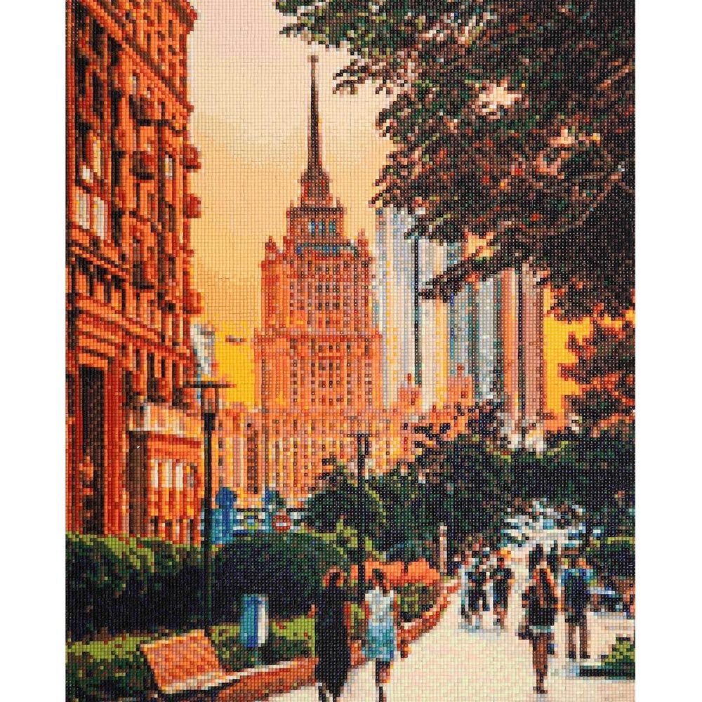 Алмазная (кристальная) мозаика Cristyle, Летний вечер на Арбате 40х50