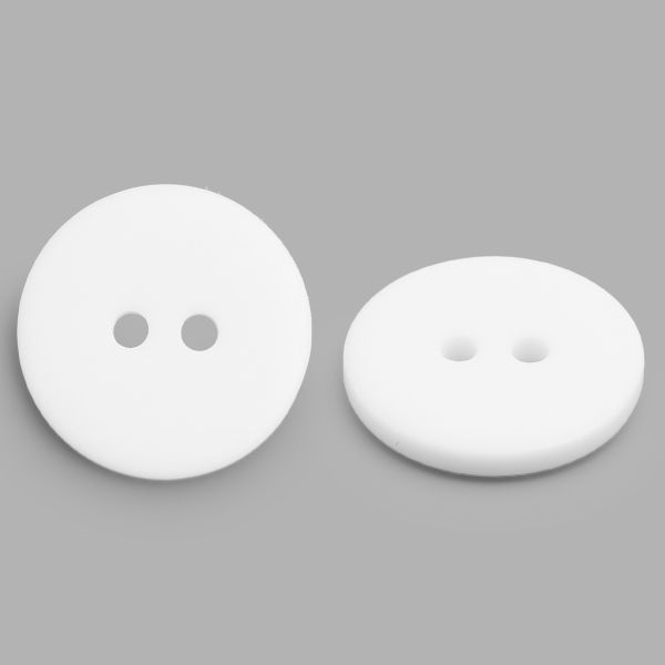 Пуговицы 2 прокола 28L, 18 мм, (White (белый)) NE63, 72 шт